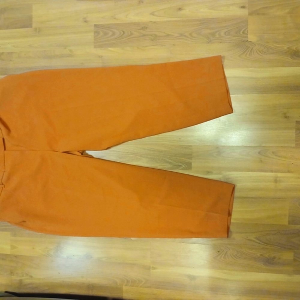 The Limited Slim Ankle Trousers in Orange - Picture 3 of 7